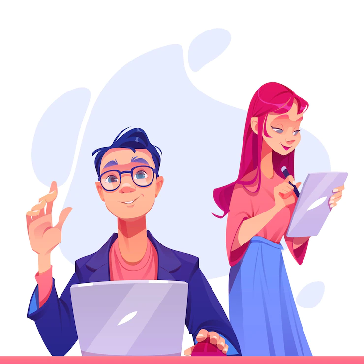 programmer-graphic-designer-characters-create-website-man-with-laptop-woman-with-tablet-deve_107791-7443